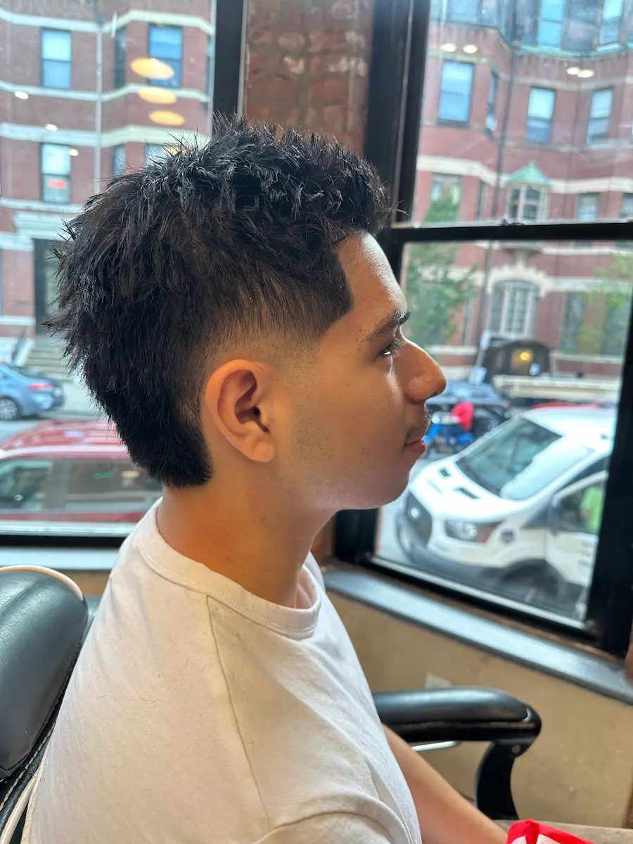 Precision haircut at ANFA Barber Shop