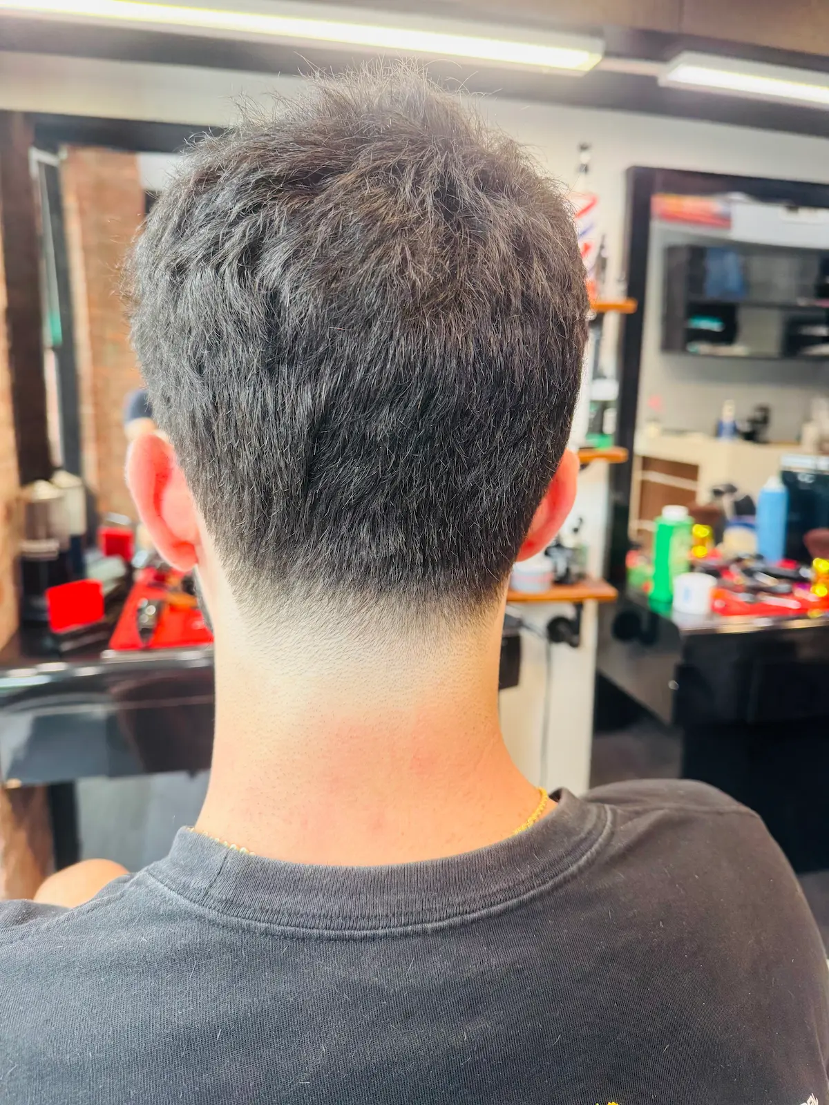 Precision haircut at ANFA Barber Shop