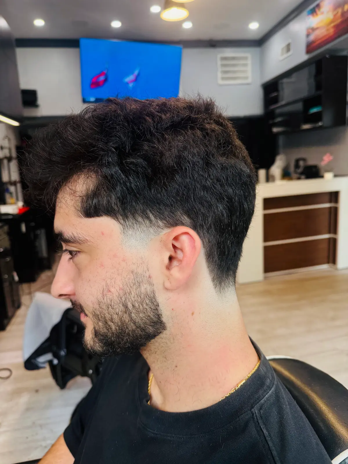 Precision haircut at ANFA Barber Shop