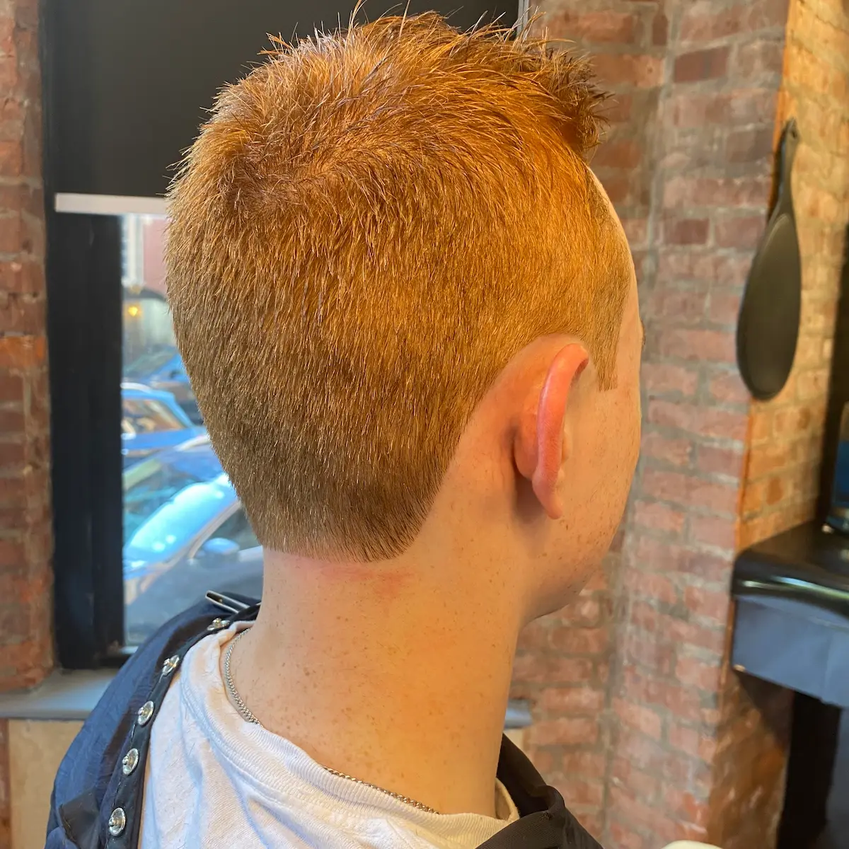 Precision haircut at ANFA Barber Shop