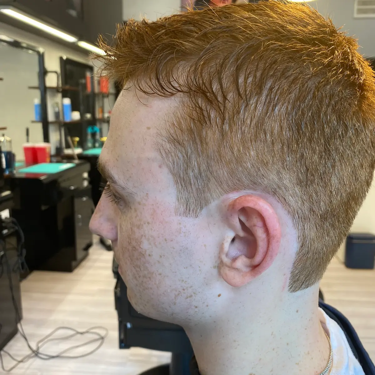Precision haircut at ANFA Barber Shop
